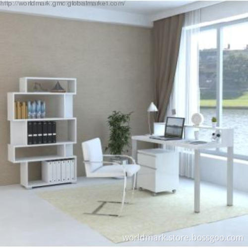 Home Office with High Gloss Finish